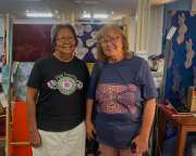 Lyn and Judie - Nagula Jarndu Women's Art and Resource Centre